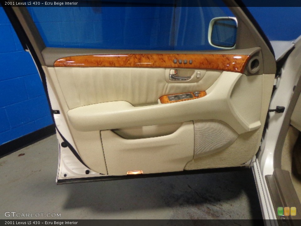 Ecru Beige Interior Door Panel for the 2001 Lexus LS 430 #89064324
