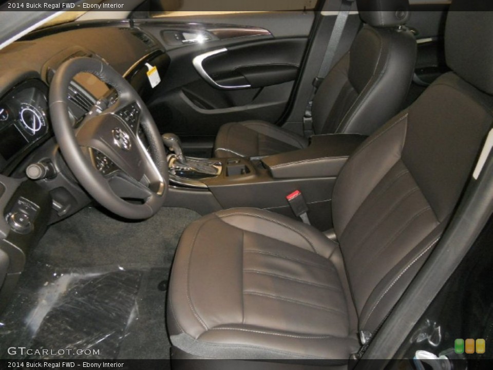 Ebony Interior Front Seat for the 2014 Buick Regal FWD #89066384