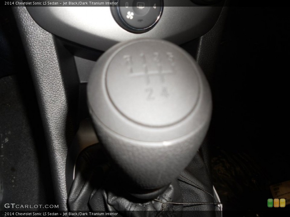 Jet Black/Dark Titanium Interior Transmission for the 2014 Chevrolet Sonic LS Sedan #89066669