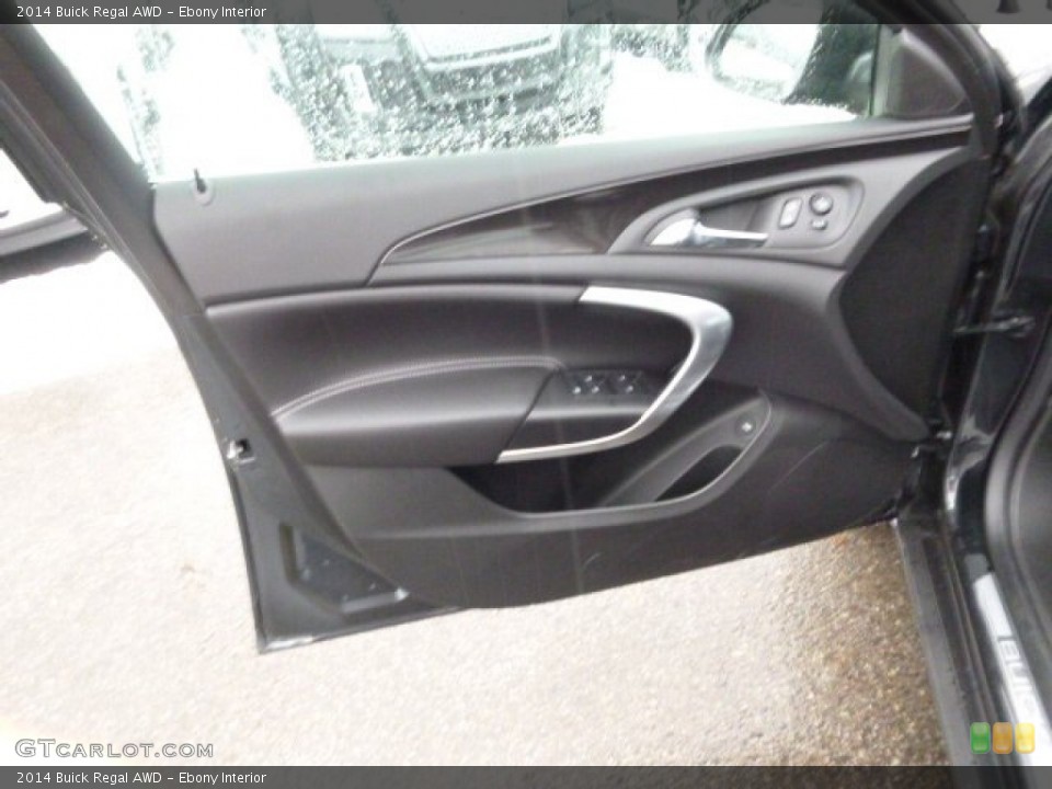 Ebony Interior Door Panel for the 2014 Buick Regal AWD #89072120