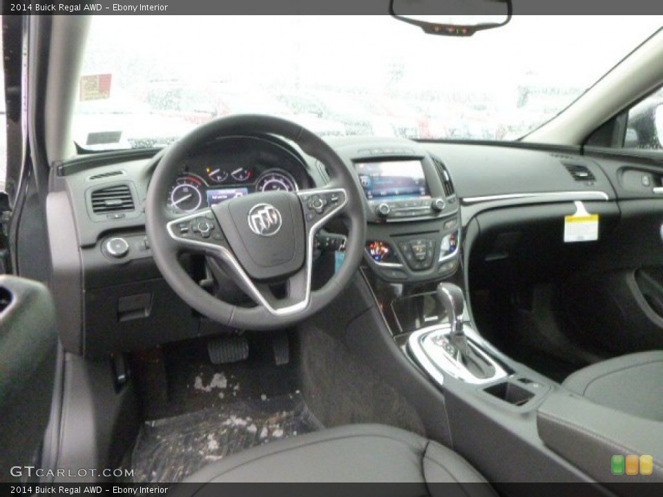 Ebony Interior Prime Interior for the 2014 Buick Regal AWD #89072180