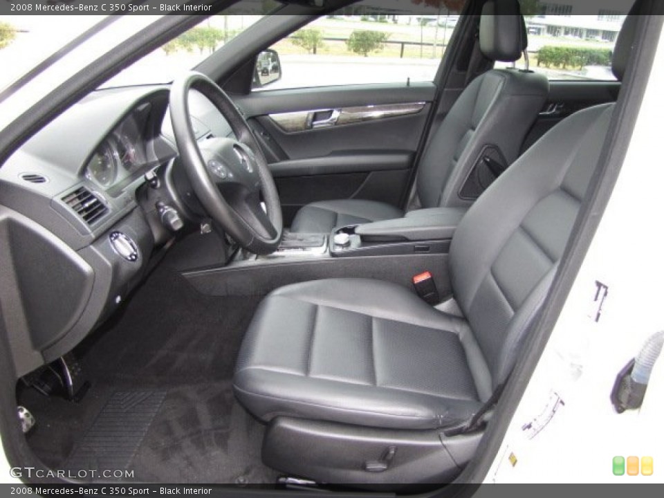 Black Interior Photo for the 2008 Mercedes-Benz C 350 Sport #89074673