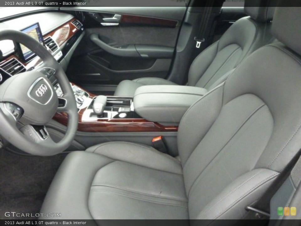 Black Interior Front Seat for the 2013 Audi A8 L 3.0T quattro #89080598