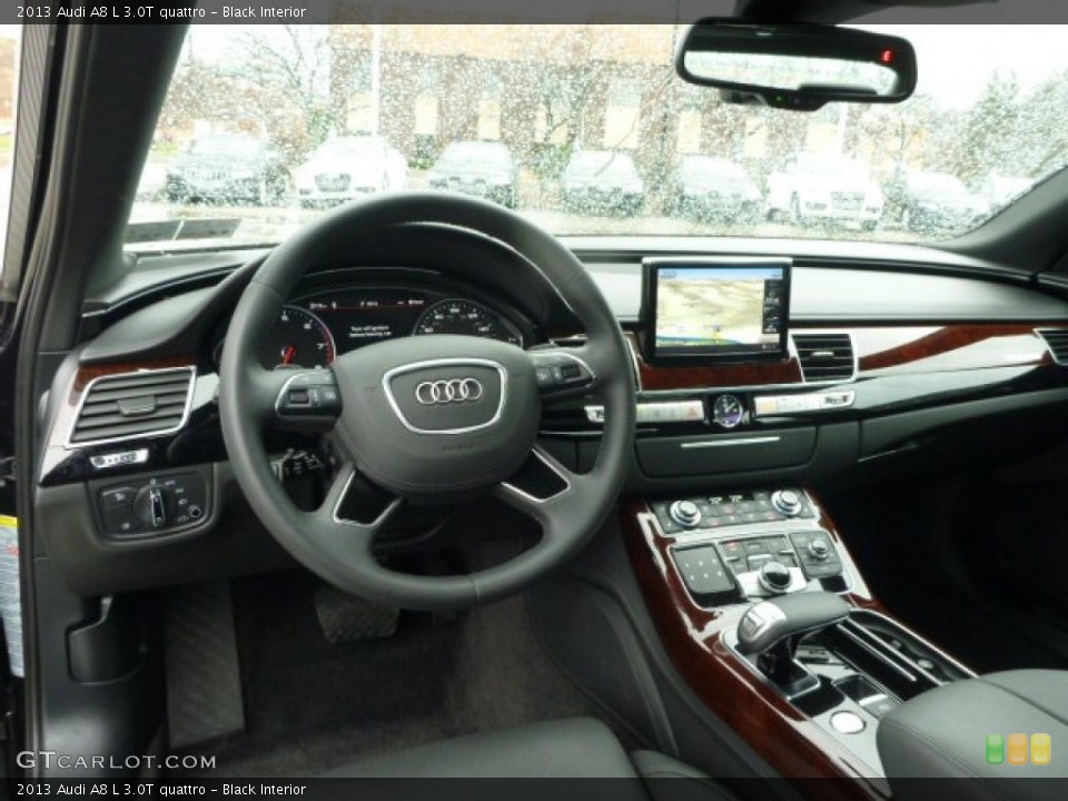 Black Interior Dashboard for the 2013 Audi A8 L 3.0T quattro #89080640