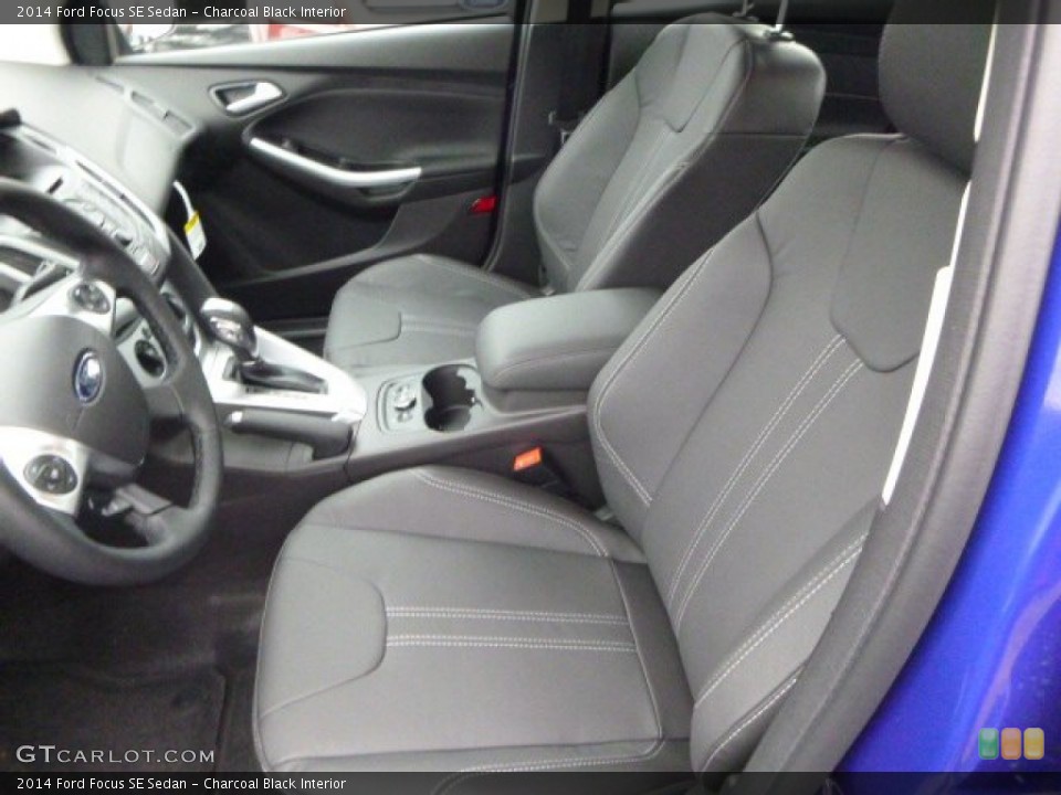 Charcoal Black Interior Front Seat for the 2014 Ford Focus SE Sedan #89080666