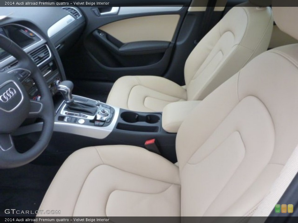 Velvet Beige Interior Front Seat for the 2014 Audi allroad Premium quattro #89081249