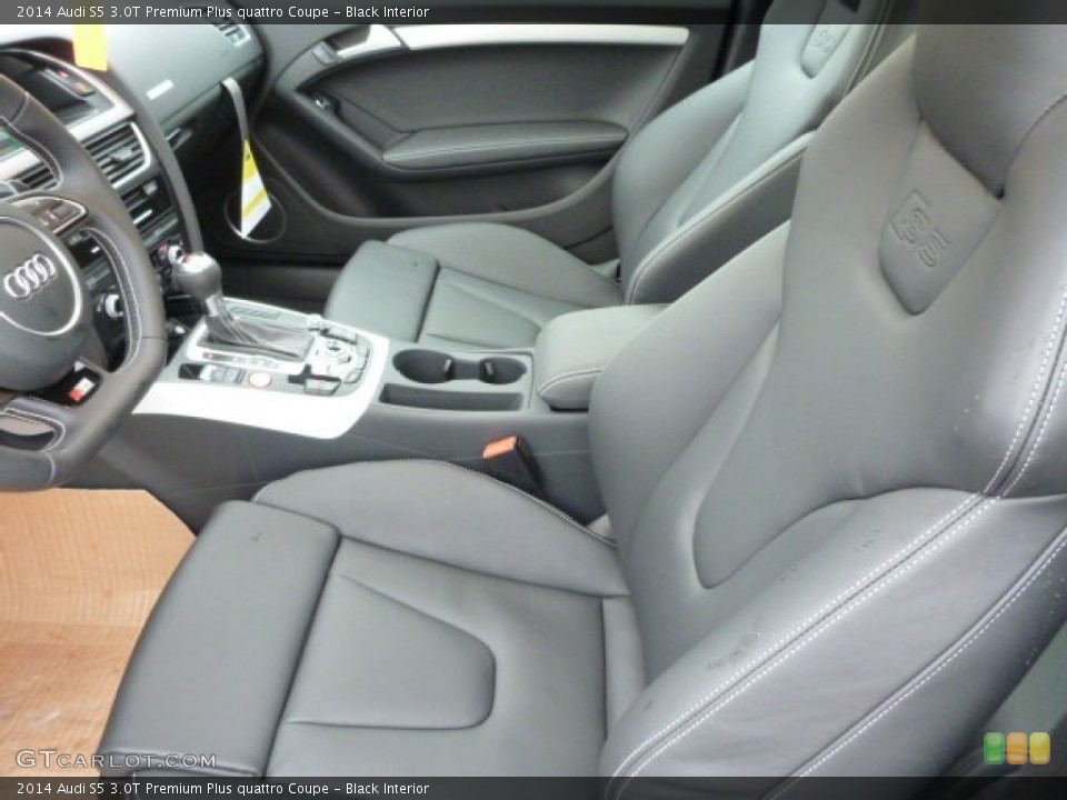 Black Interior Front Seat for the 2014 Audi S5 3.0T Premium Plus quattro Coupe #89082239