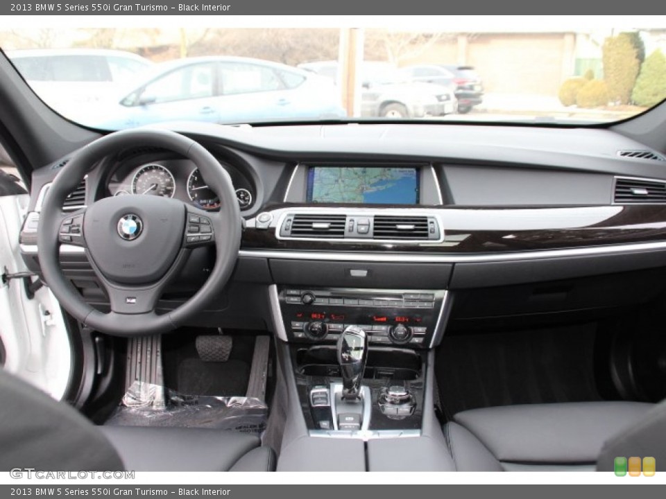 Black Interior Dashboard for the 2013 BMW 5 Series 550i Gran Turismo #89084939