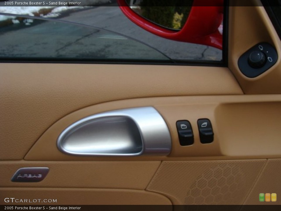 Sand Beige Interior Controls for the 2005 Porsche Boxster S #89085338