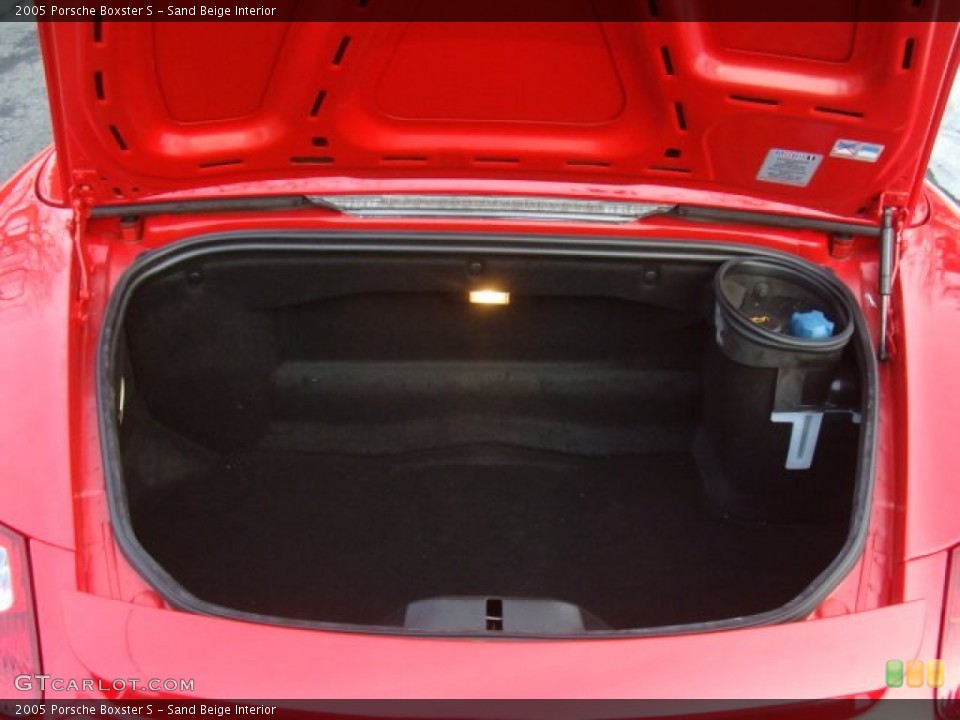 Sand Beige Interior Trunk for the 2005 Porsche Boxster S #89085616