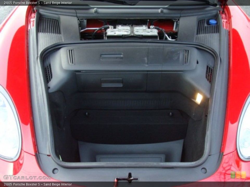 Sand Beige Interior Trunk for the 2005 Porsche Boxster S #89085728