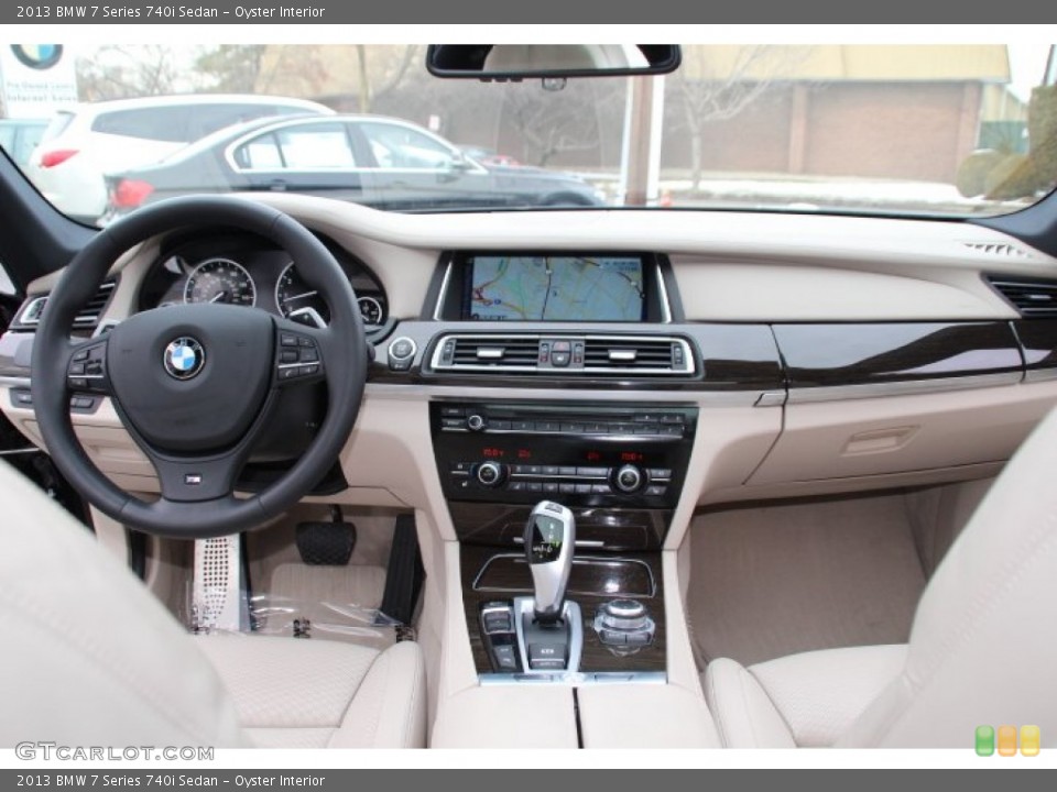 Oyster Interior Dashboard for the 2013 BMW 7 Series 740i Sedan #89086370