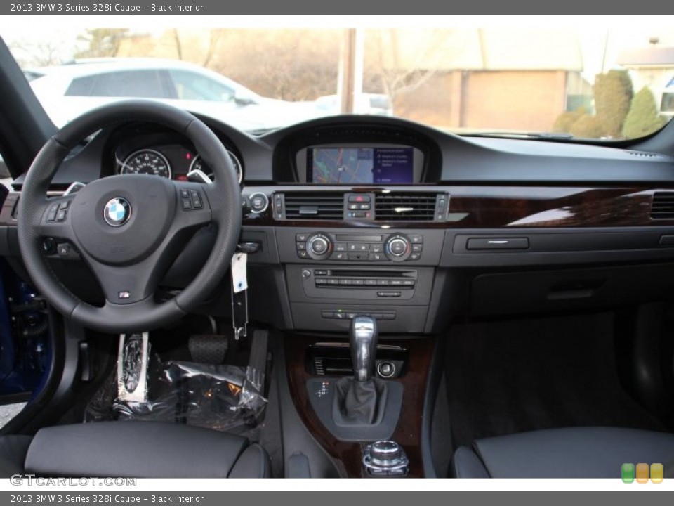Black Interior Dashboard for the 2013 BMW 3 Series 328i Coupe #89087048