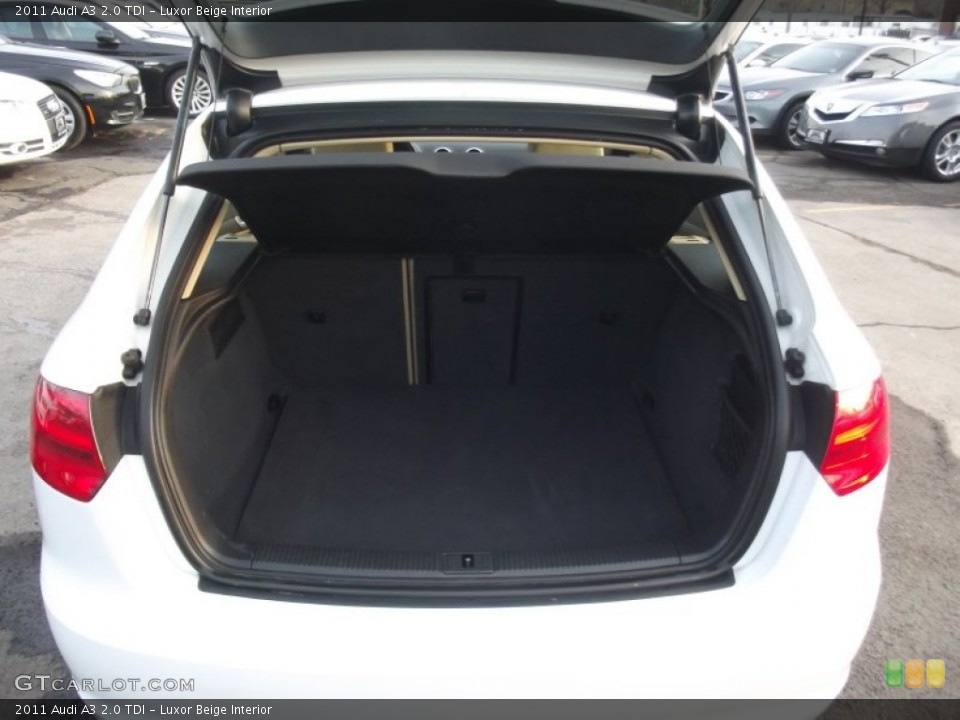 Luxor Beige Interior Trunk for the 2011 Audi A3 2.0 TDI #89090423