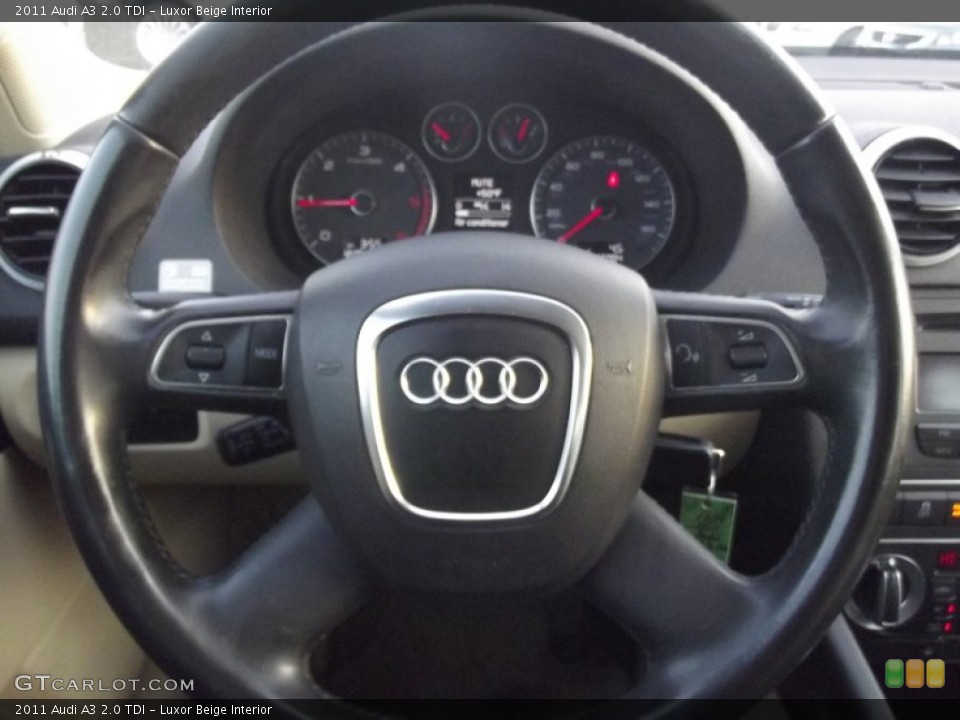 Luxor Beige Interior Steering Wheel for the 2011 Audi A3 2.0 TDI #89090547