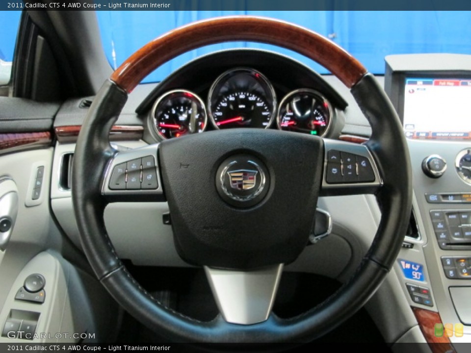 Light Titanium Interior Steering Wheel for the 2011 Cadillac CTS 4 AWD Coupe #89090548