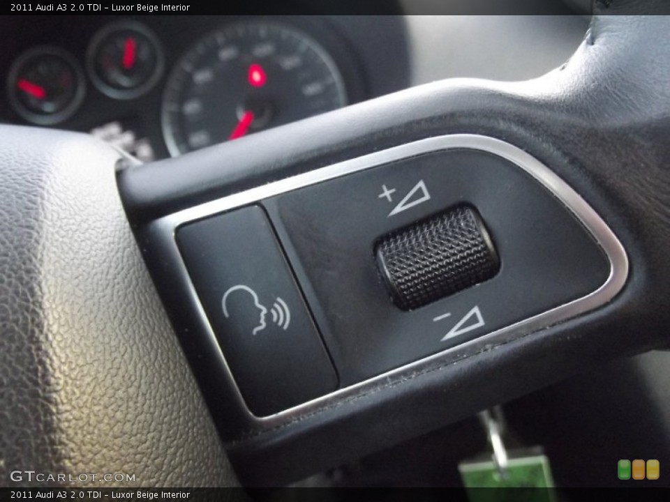 Luxor Beige Interior Controls for the 2011 Audi A3 2.0 TDI #89090573