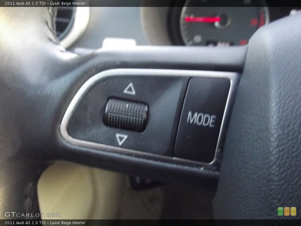 Luxor Beige Interior Controls for the 2011 Audi A3 2.0 TDI #89090598