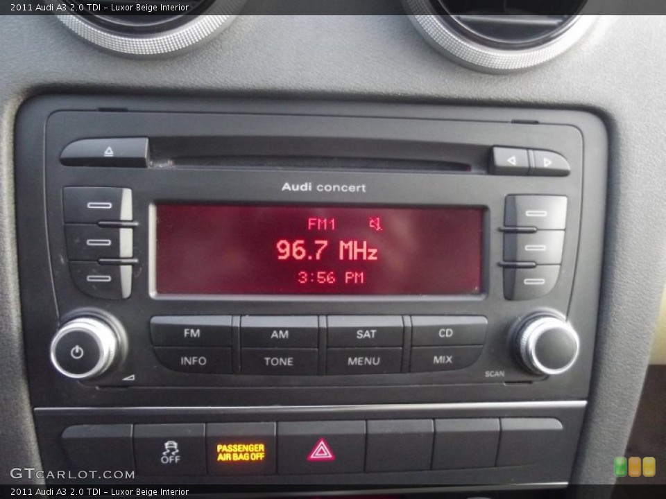 Luxor Beige Interior Audio System for the 2011 Audi A3 2.0 TDI #89090722