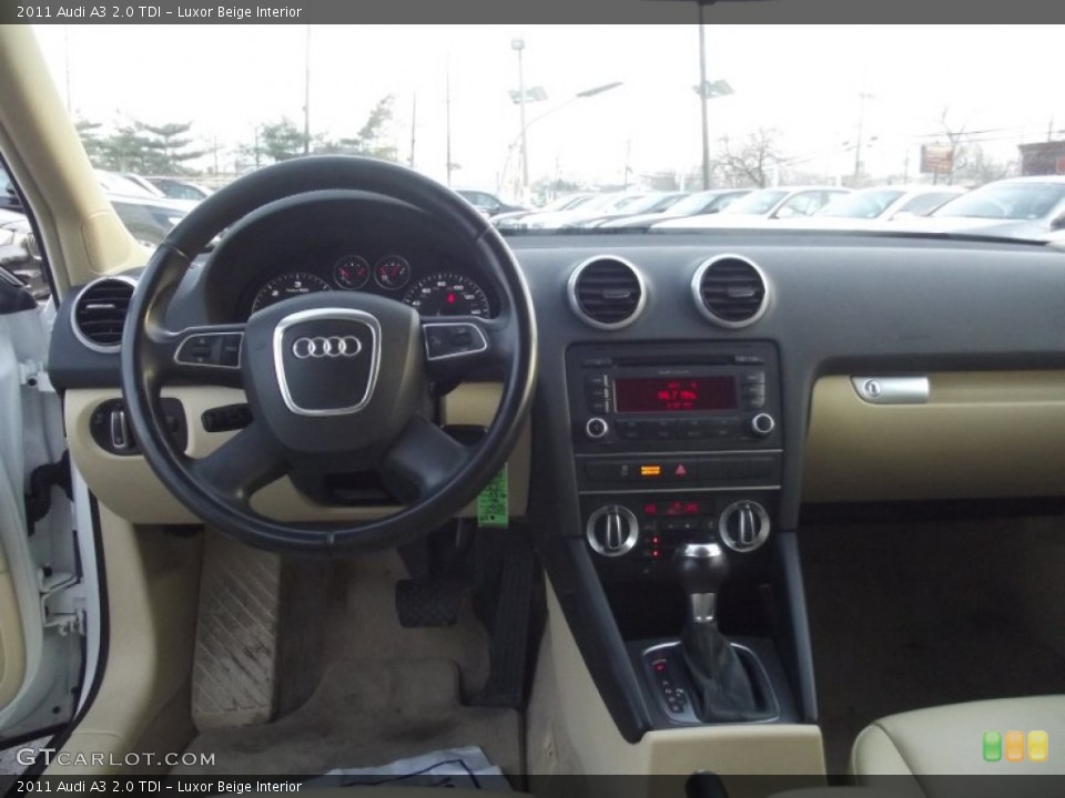 Luxor Beige Interior Dashboard for the 2011 Audi A3 2.0 TDI #89090948