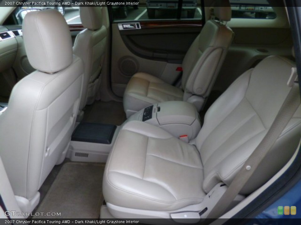 Dark Khaki/Light Graystone Interior Rear Seat for the 2007 Chrysler Pacifica Touring AWD #89093588