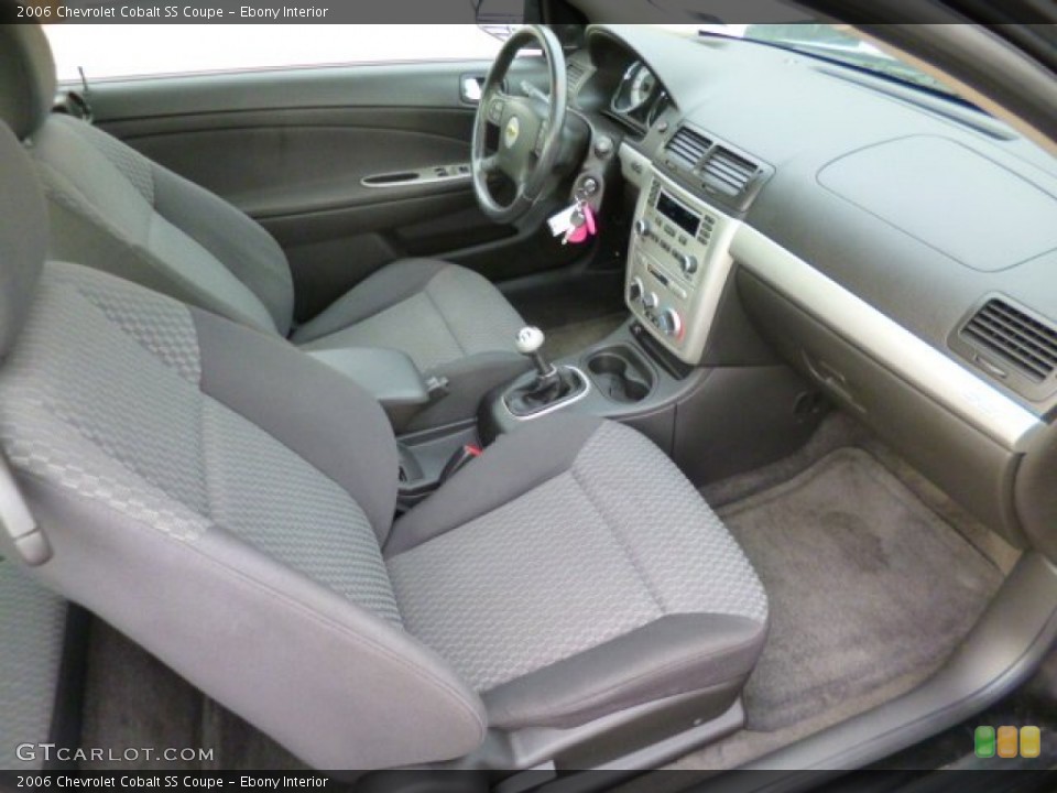 Ebony Interior Photo for the 2006 Chevrolet Cobalt SS Coupe #89093937