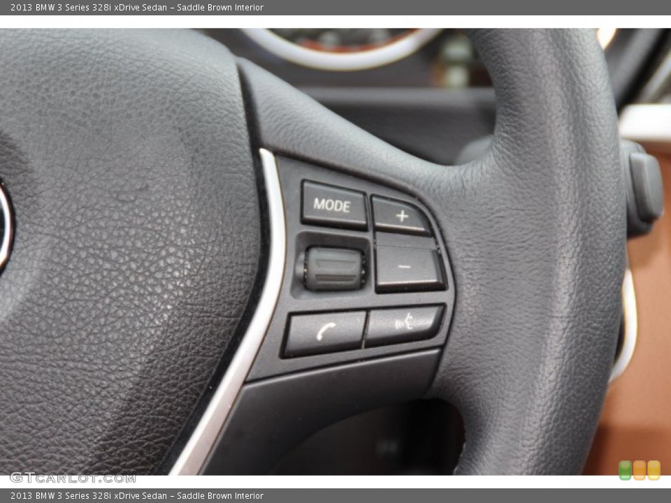 Saddle Brown Interior Controls for the 2013 BMW 3 Series 328i xDrive Sedan #89094887