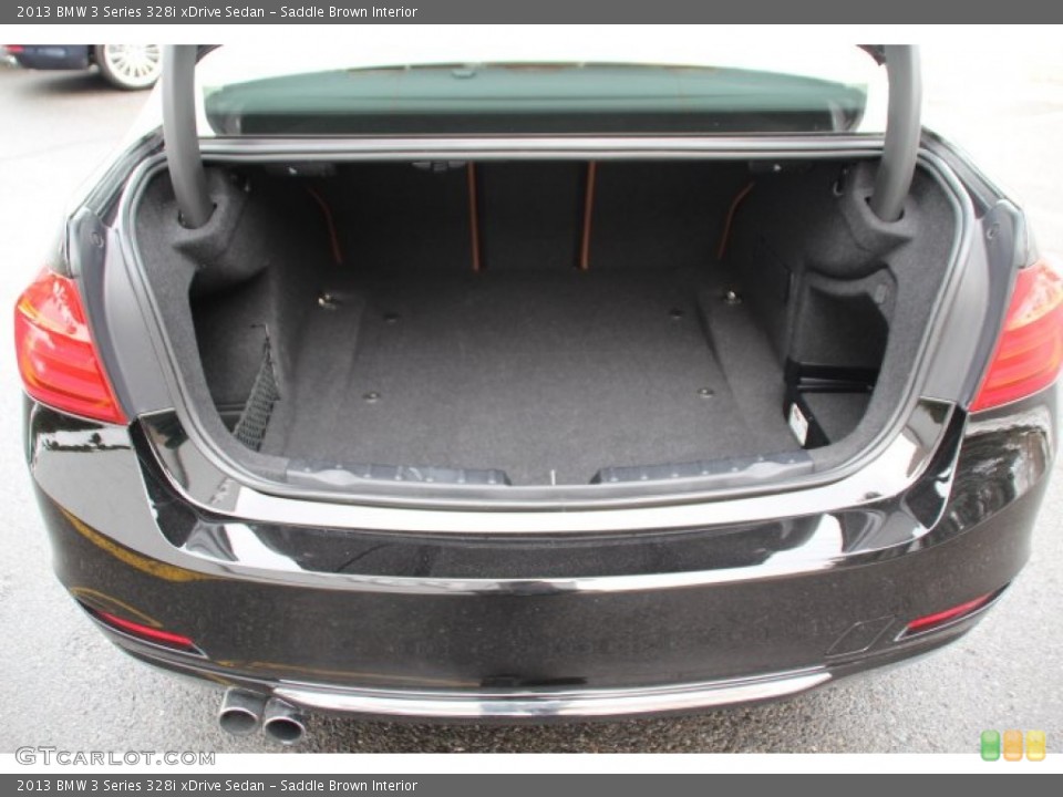 Saddle Brown Interior Trunk for the 2013 BMW 3 Series 328i xDrive Sedan #89094950