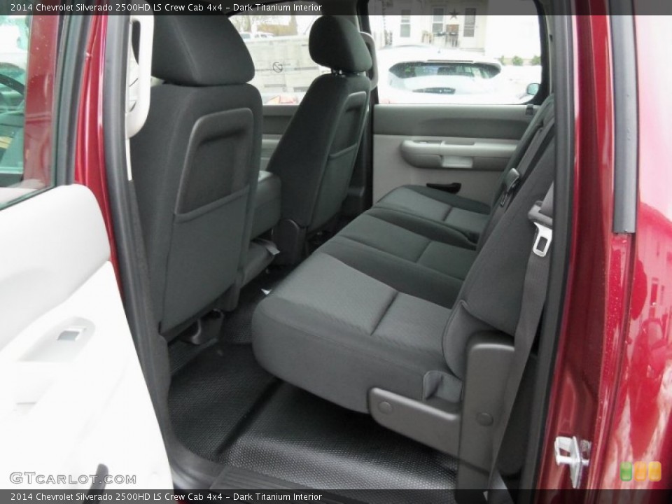 Dark Titanium Interior Rear Seat for the 2014 Chevrolet Silverado 2500HD LS Crew Cab 4x4 #89097910