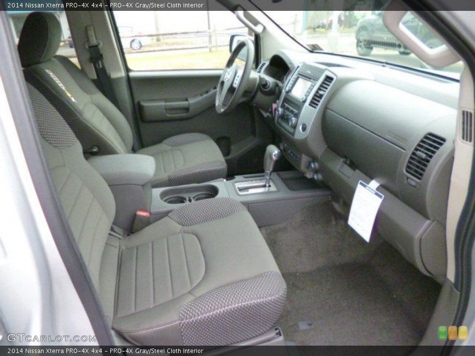 PRO-4X Gray/Steel Cloth Interior Photo for the 2014 Nissan Xterra PRO-4X 4x4 #89098370