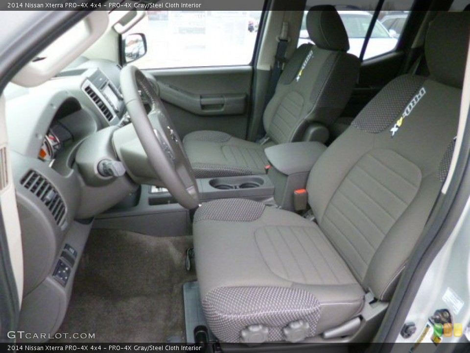 PRO-4X Gray/Steel Cloth Interior Photo for the 2014 Nissan Xterra PRO-4X 4x4 #89098469