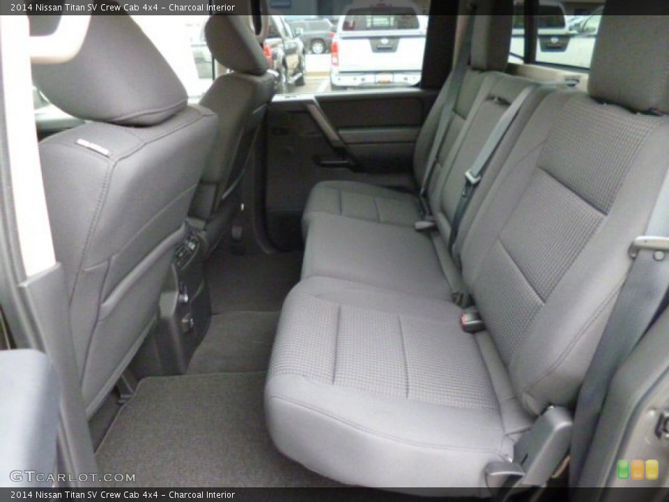 Charcoal Interior Rear Seat for the 2014 Nissan Titan SV Crew Cab 4x4 #89100005