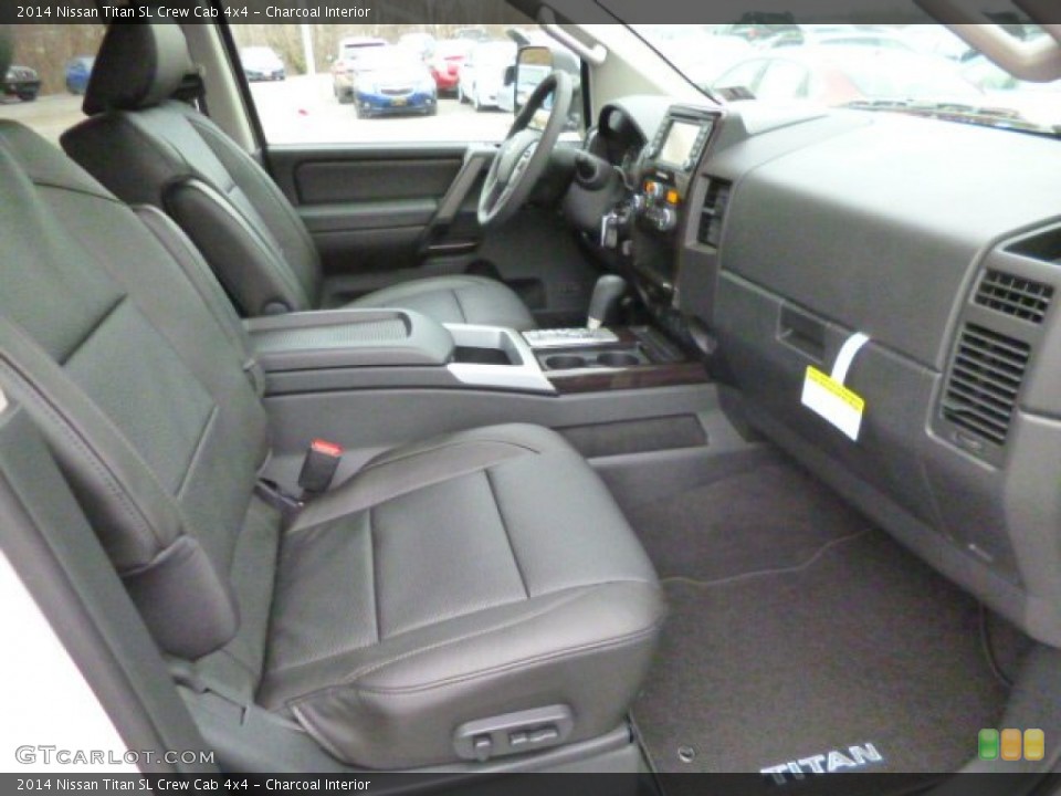 Charcoal Interior Front Seat for the 2014 Nissan Titan SL Crew Cab 4x4 #89100302