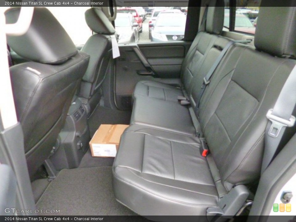 Charcoal Interior Rear Seat for the 2014 Nissan Titan SL Crew Cab 4x4 #89100376