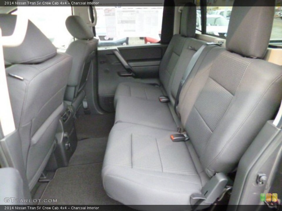 Charcoal Interior Rear Seat for the 2014 Nissan Titan SV Crew Cab 4x4 #89101175
