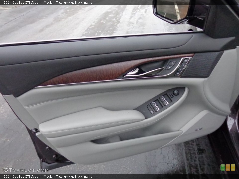 Medium Titanium/Jet Black Interior Door Panel for the 2014 Cadillac CTS Sedan #89102459