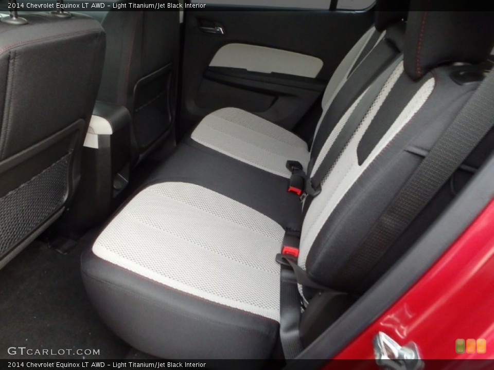 Light Titanium/Jet Black Interior Rear Seat for the 2014 Chevrolet Equinox LT AWD #89102561
