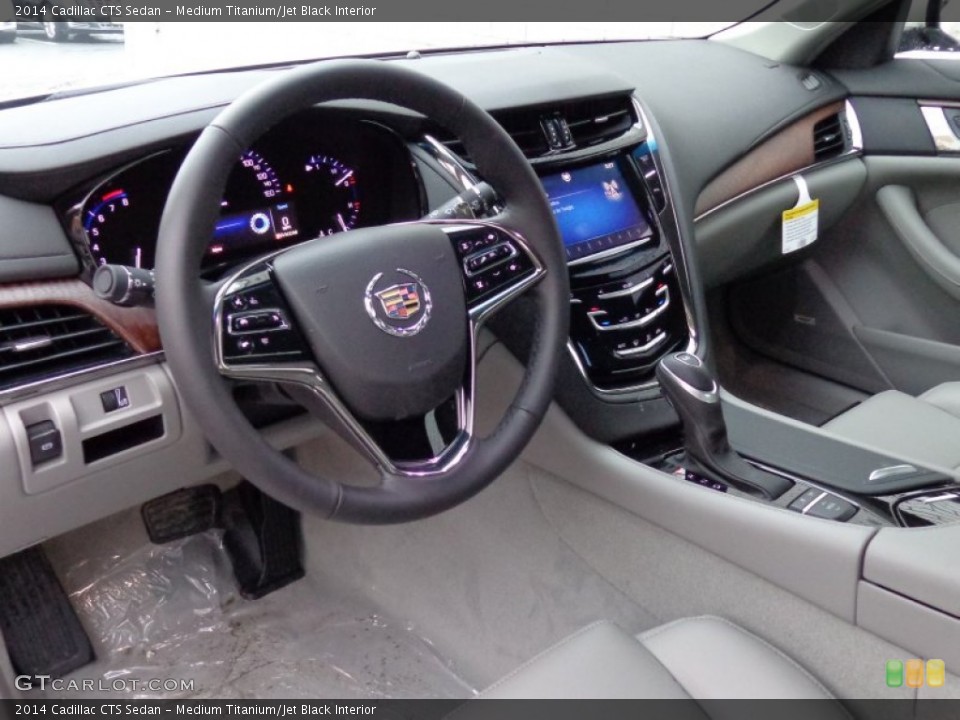 Medium Titanium/Jet Black Interior Prime Interior for the 2014 Cadillac CTS Sedan #89102870