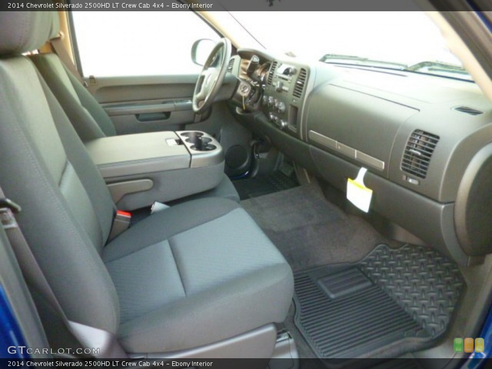 Ebony Interior Photo for the 2014 Chevrolet Silverado 2500HD LT Crew Cab 4x4 #89103224