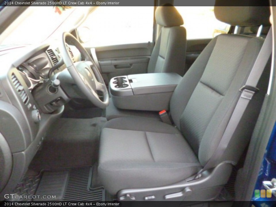 Ebony Interior Front Seat for the 2014 Chevrolet Silverado 2500HD LT Crew Cab 4x4 #89103341
