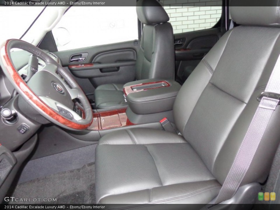 Ebony/Ebony Interior Front Seat for the 2014 Cadillac Escalade Luxury AWD #89103380