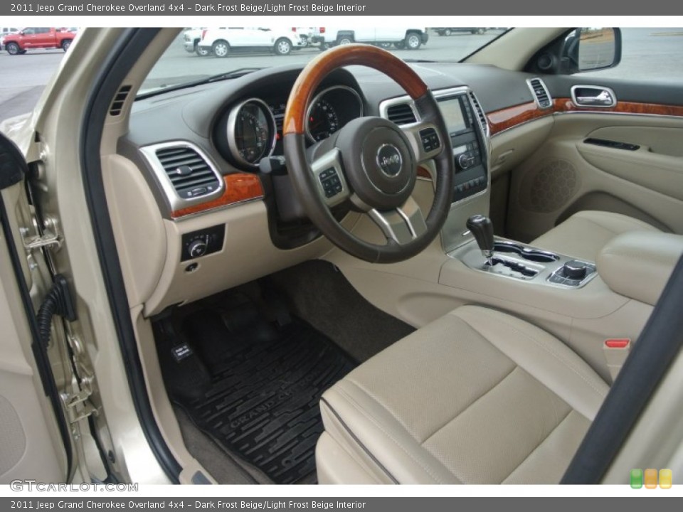 Dark Frost Beige/Light Frost Beige Interior Prime Interior for the 2011 Jeep Grand Cherokee Overland 4x4 #89103455
