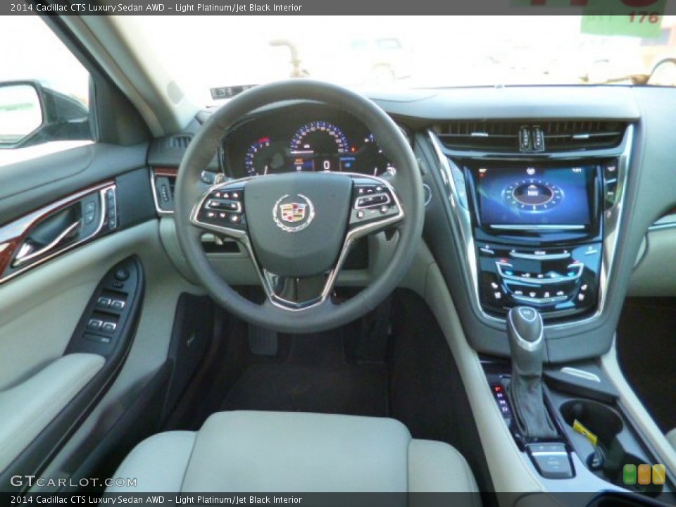 Light Platinum/Jet Black Interior Dashboard for the 2014 Cadillac CTS Luxury Sedan AWD #89103677