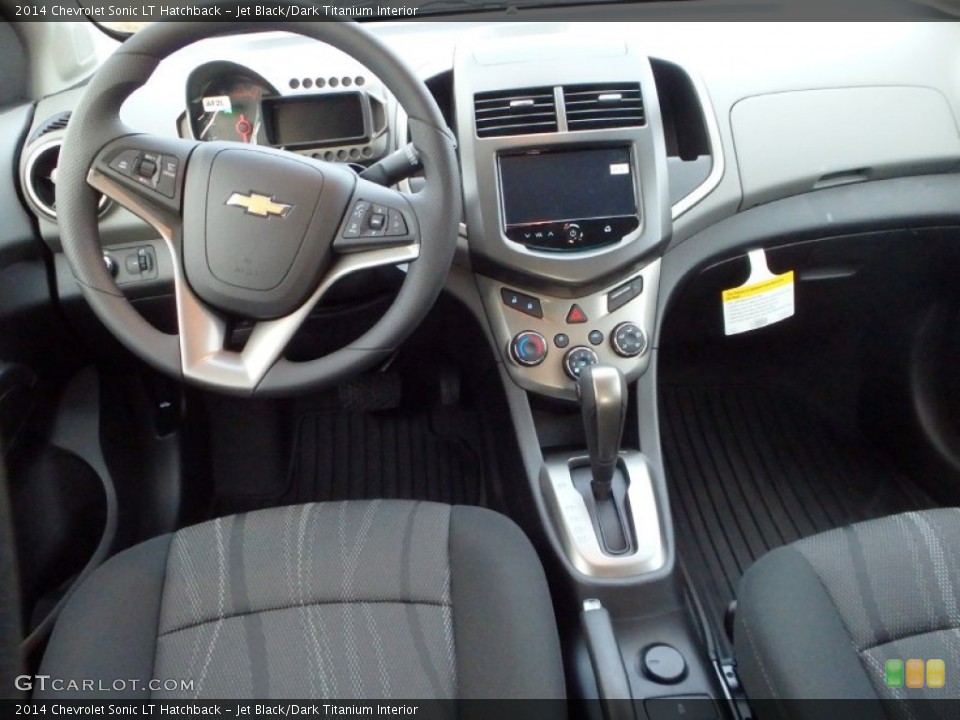 Jet Black/Dark Titanium Interior Dashboard for the 2014 Chevrolet Sonic LT Hatchback #89104925