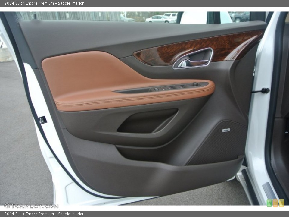 Saddle Interior Door Panel for the 2014 Buick Encore Premium #89105630