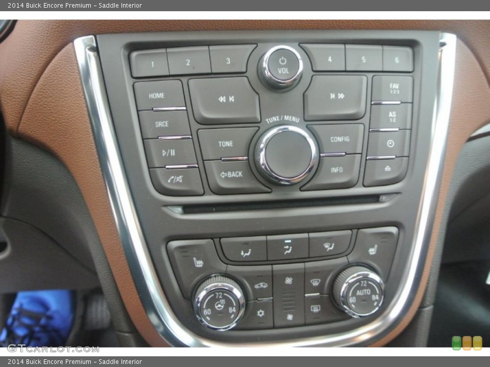 Saddle Interior Controls for the 2014 Buick Encore Premium #89105723