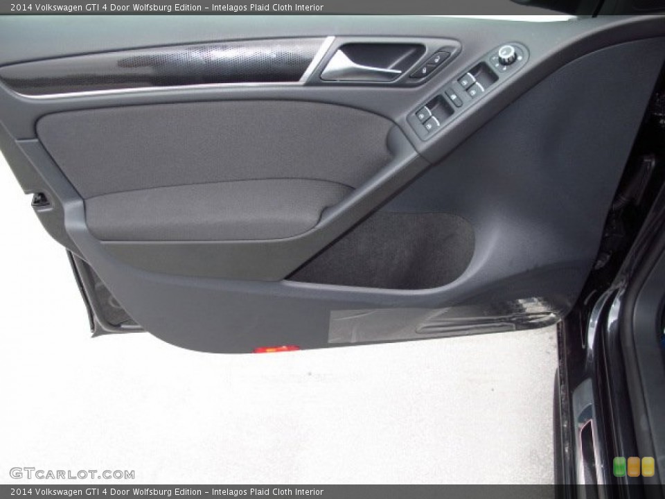 Intelagos Plaid Cloth Interior Door Panel for the 2014 Volkswagen GTI 4 Door Wolfsburg Edition #89108510