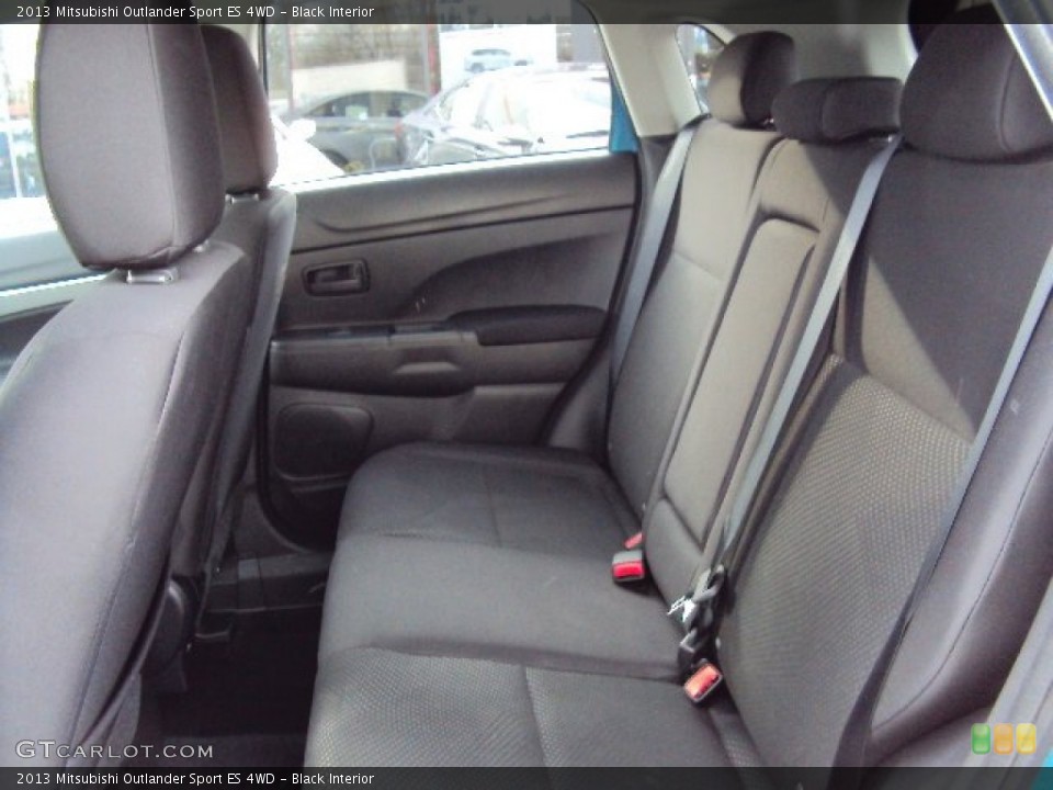 Black Interior Rear Seat for the 2013 Mitsubishi Outlander Sport ES 4WD #89111147