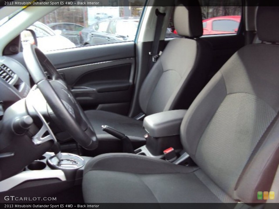 Black Interior Front Seat for the 2013 Mitsubishi Outlander Sport ES 4WD #89111165