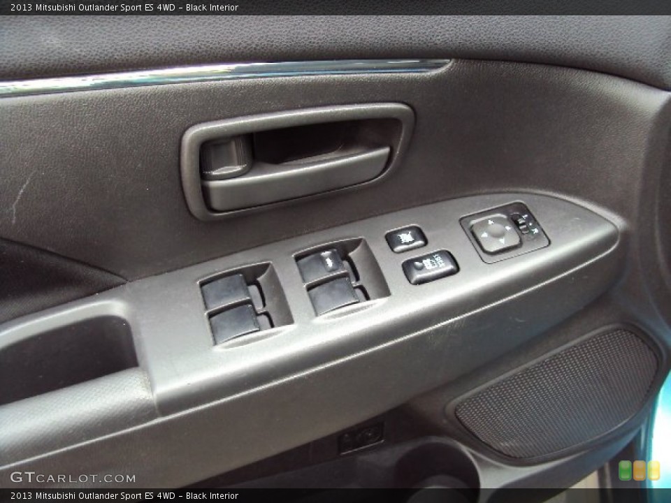 Black Interior Controls for the 2013 Mitsubishi Outlander Sport ES 4WD #89111180
